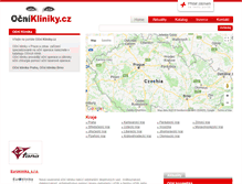 Tablet Screenshot of ocnikliniky.cz